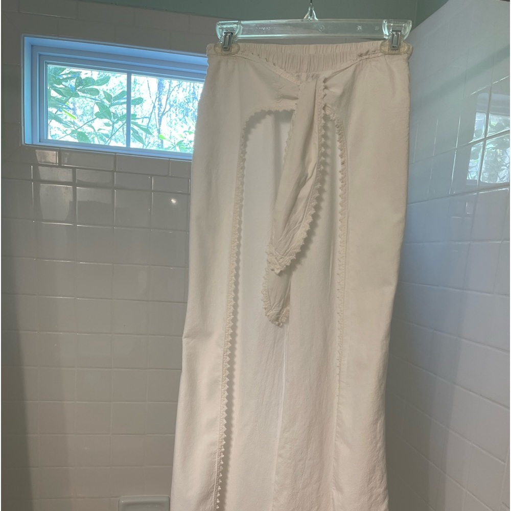 Pubenza Woman’s casual pants white paneled size M